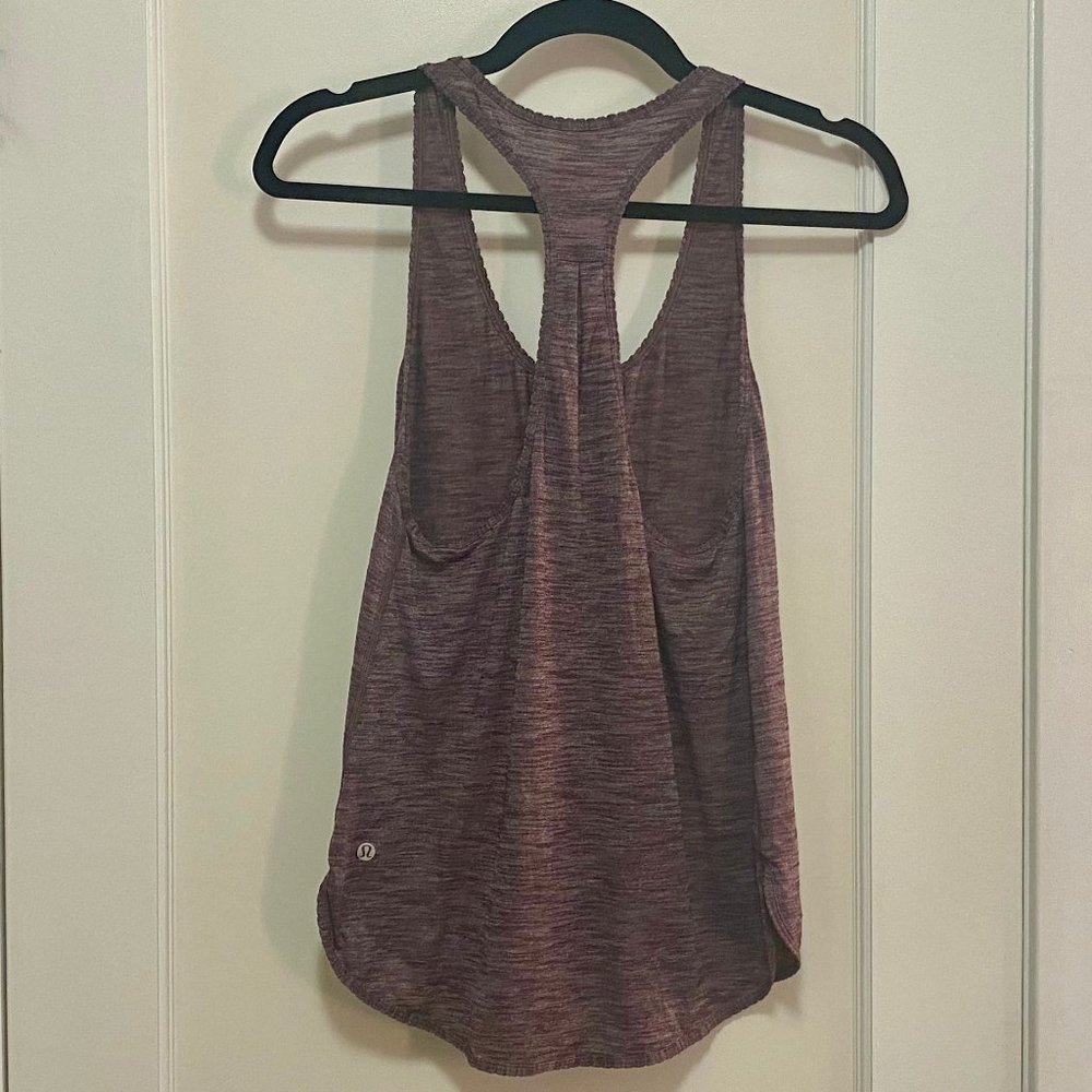 Lululemon 105 F Singlet in Black Cherry
